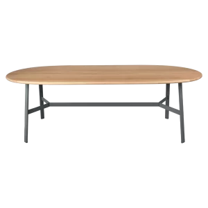 OVAL OAK TABLE 220 X 95 CM