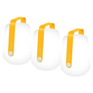 SET OF 3 LAMPS H.12 CM